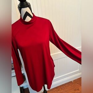 Susan Graver Red Stretch Everyday Tee